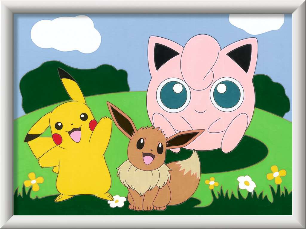 CreArt Kids 18x24cm Pokémon - Portrait de groupe