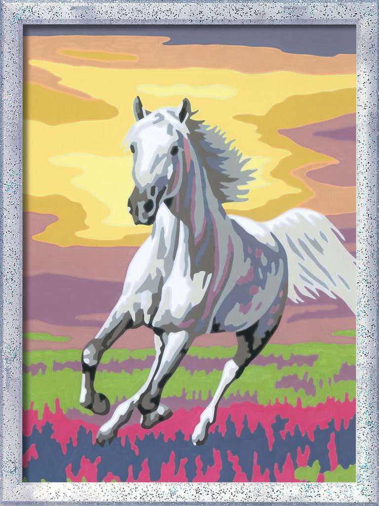 CreArt Kids 18x24cm - Cheval dans le pré