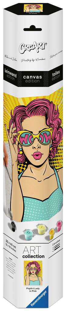 CreArt Toiles - Pop Art Woman