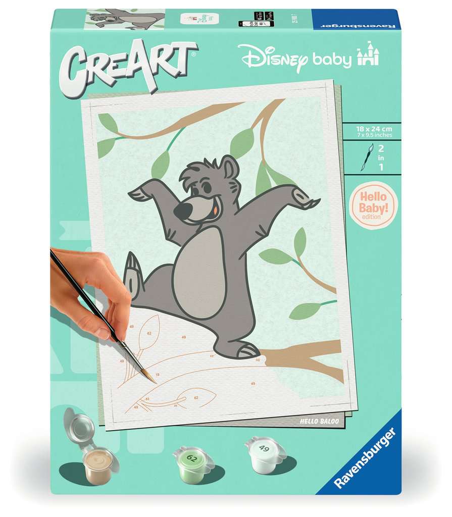 CreArt Adultes Tendance Disney Baby  - Baloo