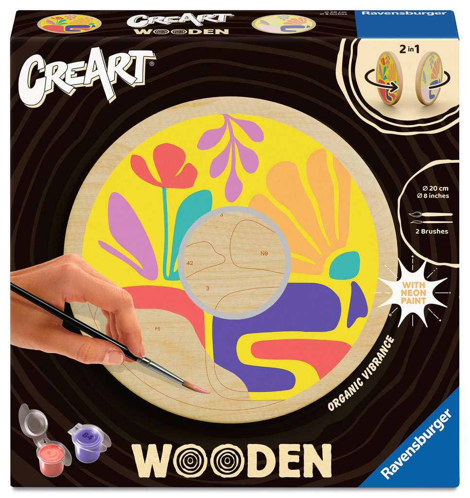 CreArt Peinture sur bois - Organic vibrance