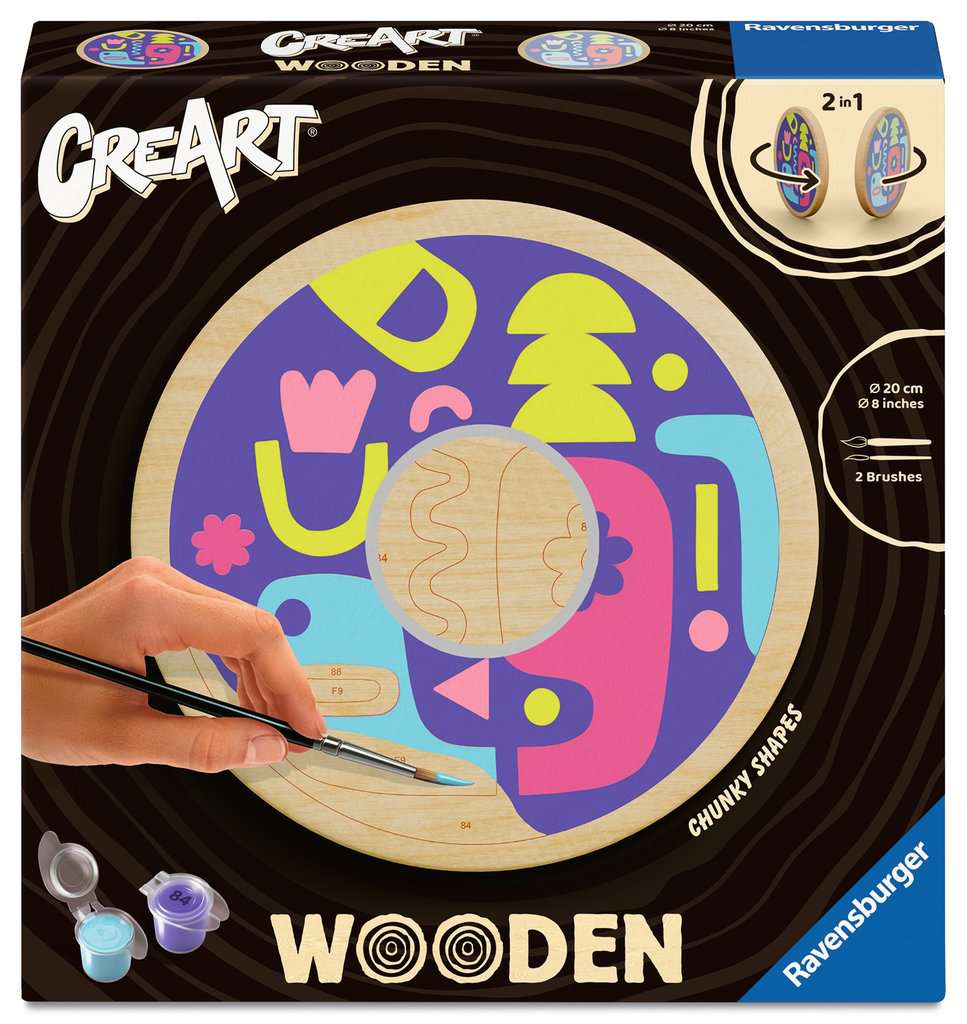 CreArt Peinture sur bois - Chunky