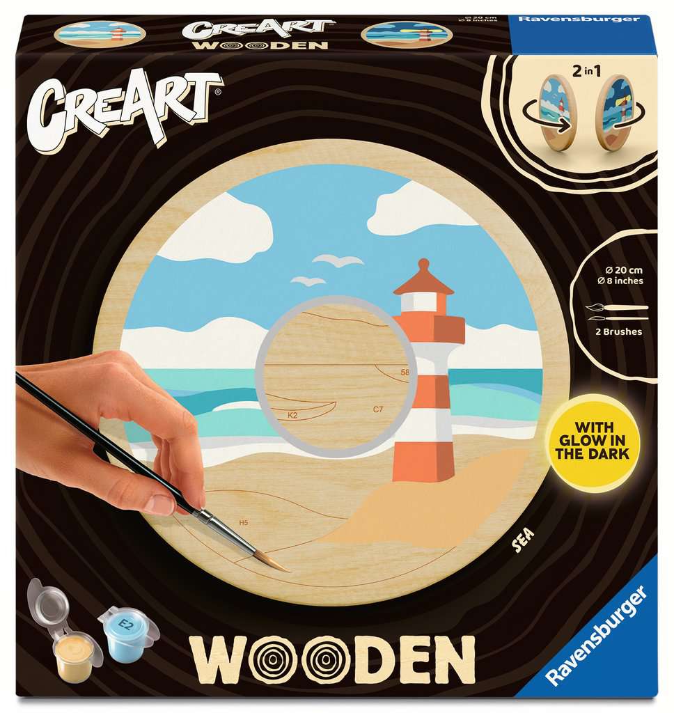 CreArt Peinture sur bois - Sea