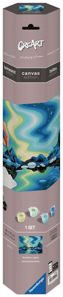 Ravensburger CreArt Northern Lights Paint-By-Number Canvas