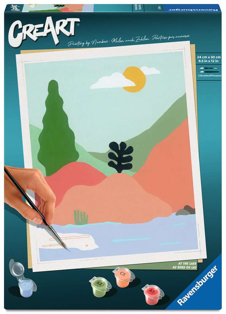 CreArt, Painting by Numbers Adults Trend - At the Lake
