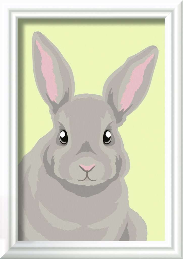 CreArt Kids 8,5x12cm - Lapin gris