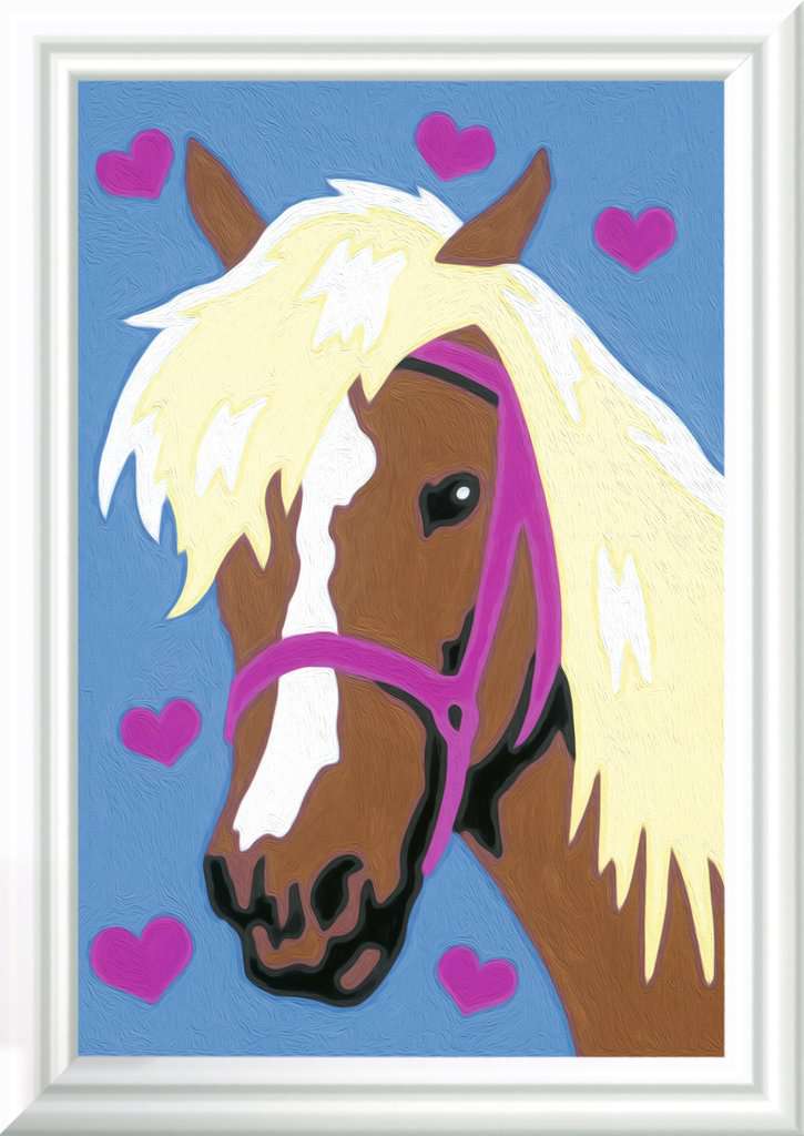 CreArt Kids 8,5x12cm - Cheval cœur