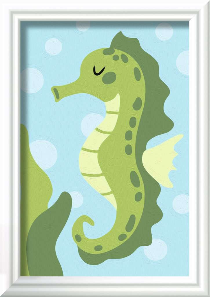 CreArt Kids 8,5x12cm - Hippocampe