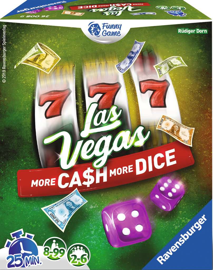 Las Vegas - More ca$h more dice - Jeux de cartes et d'ambiance à partir de 8 ans