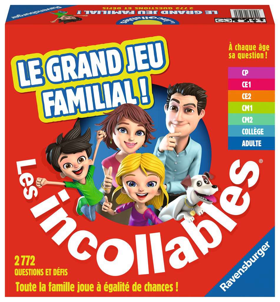 Le grand jeu familial des Incollables - Jeux famille à partir de 6 ans