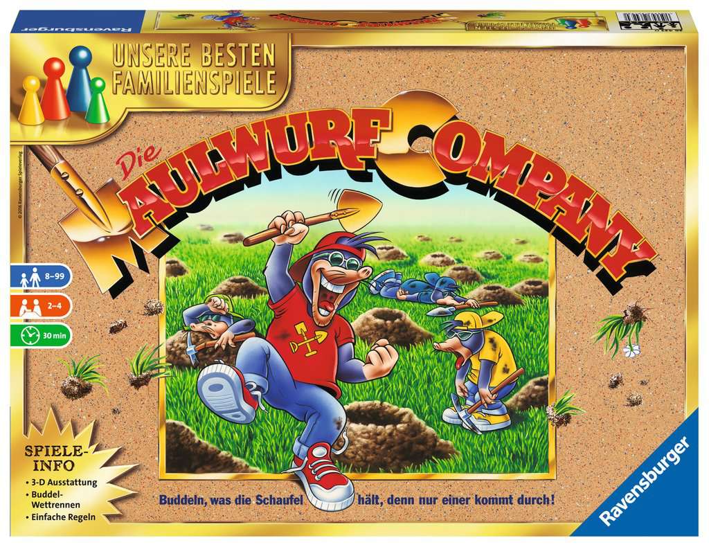 Die Maulwurf Company - Gesellschaftsspiel & Brettspiel ab 8 Jahre