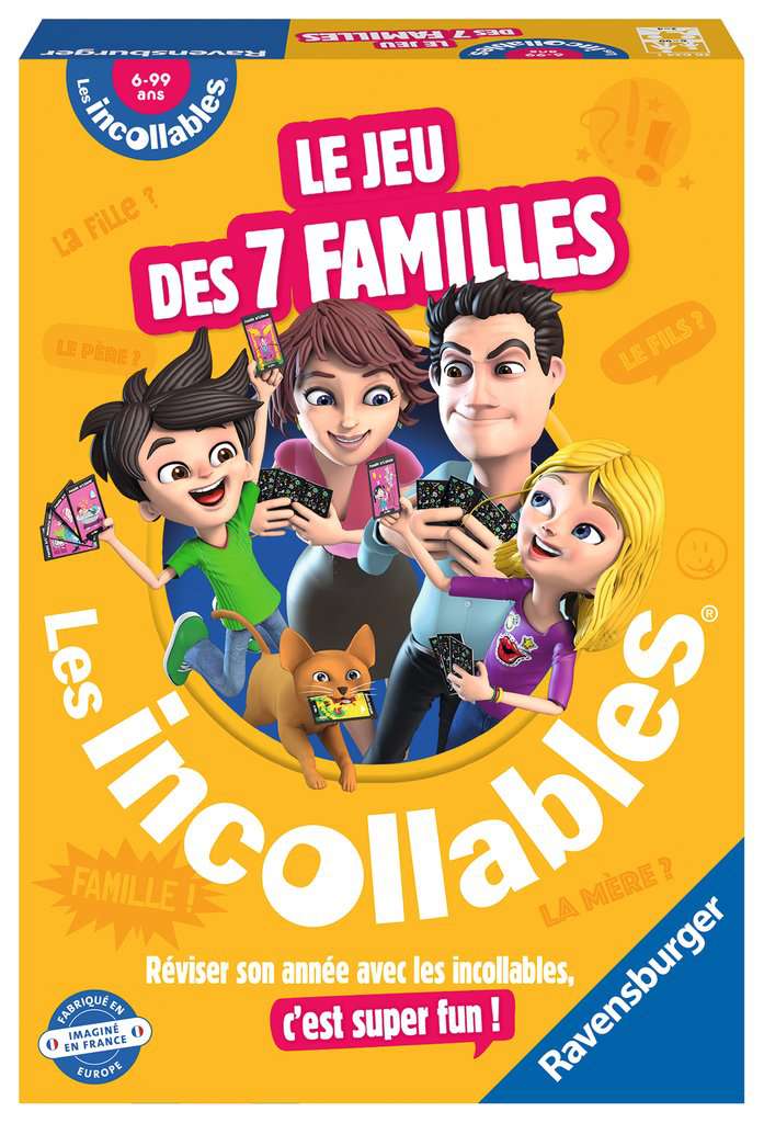 Le jeu des 7 Familles des Incollables - Jeux famille à partir de 6 ans