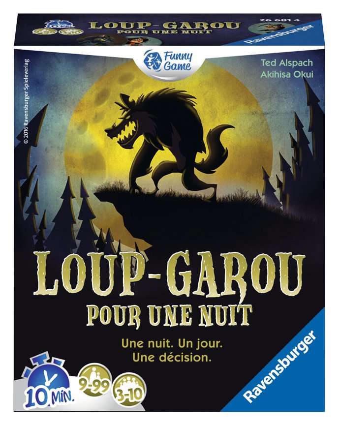Loup Garou pour une Nuit - Jeux de cartes et d'ambiance à partir de 9 ans