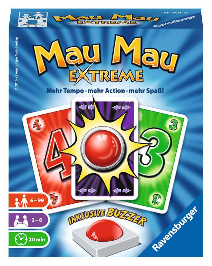 Mau Mau Extreme - Kartenspiel ab 6 Jahre