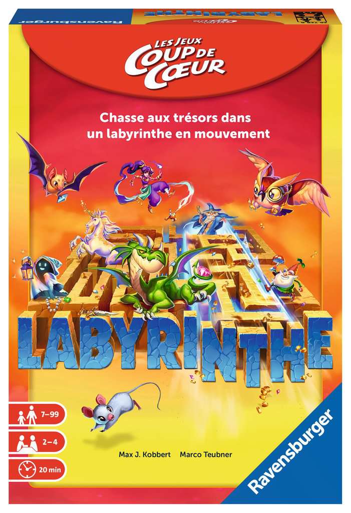 Labyrinthe 'Coup de cœur' - Jeux famille à partir de 7 ans