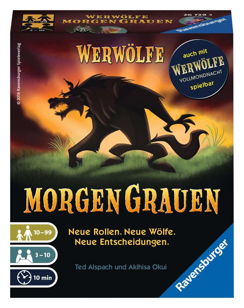 Werwölfe MorgenGrauen - Spiele für Erwachsene ab 10 Jahre