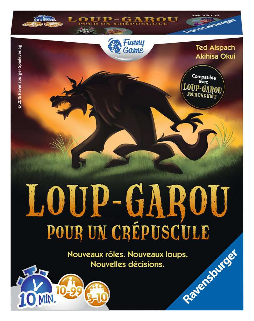 Loup-Garou pour un Crépuscule - Jeux de cartes et d'ambiance à partir de 10 ans