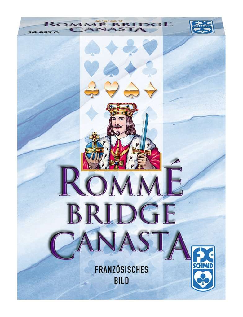 Rommé, Bridge, Canasta - Kartenspiel ab 8 Jahre