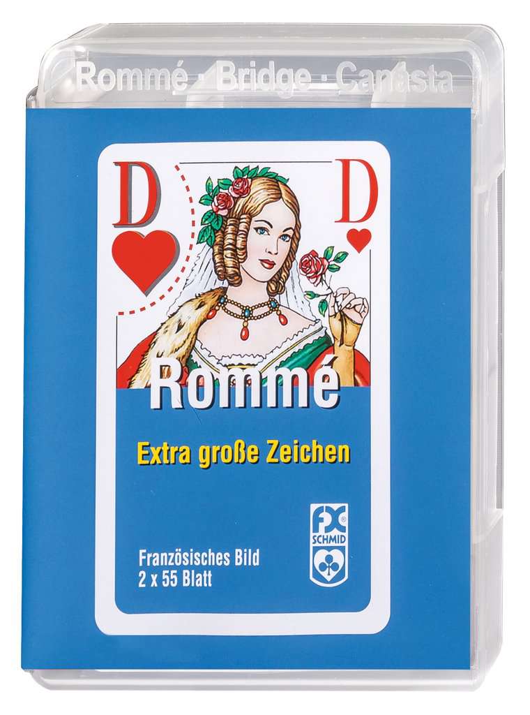 Rommé, Bridge, Canasta - Kartenspiel ab 8 Jahre
