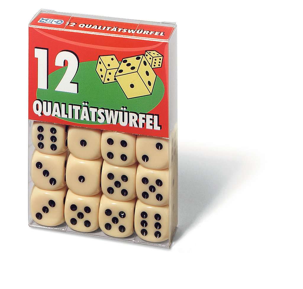 12 Qualitätswürfel - Würfelspiel ab 8 Jahre