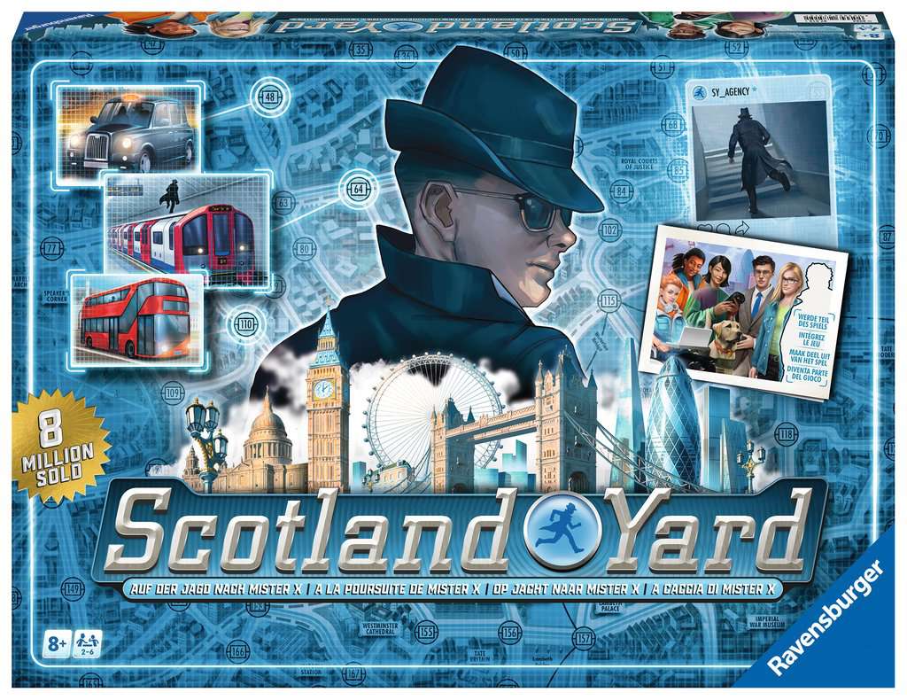 Scotland Yard - Gesellschaftsspiel & Brettspiel ab 8 Jahre