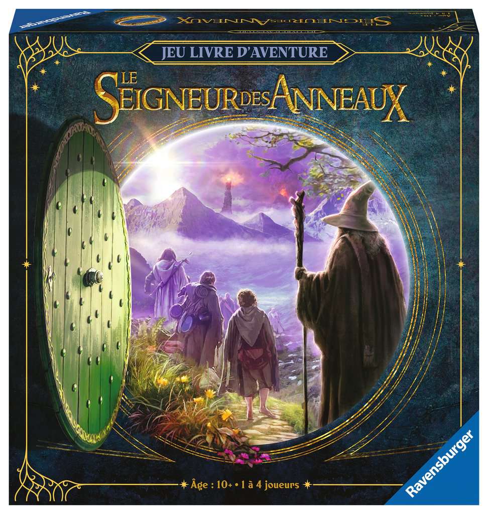 Ravensburger - Le Seigneur des Anneaux - Livre d'Aventure - Jeu de plateau coopératif - 1 à 4 joueurs dès 10 ans - 30 minutes par chapitres (8 chapitres) - Version française