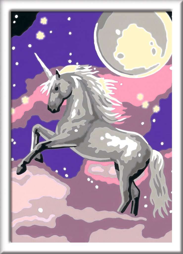 CreArt, Malen nach Zahlen Kinder - Einhorn