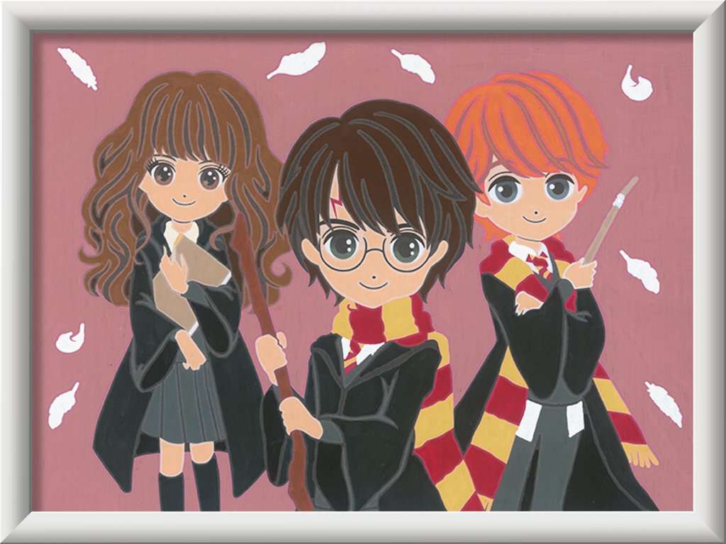 CreArt, Malen nach Zahlen Kinder Harry Potter - Zauberhafte Freundschaft
