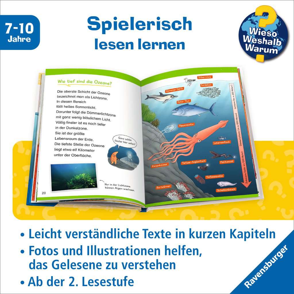 Ravensburger Wieso? Weshalb? Warum? 8冊 Why? Why? Why? Early Readers (Vol. 8): Oceans – Ravensburger