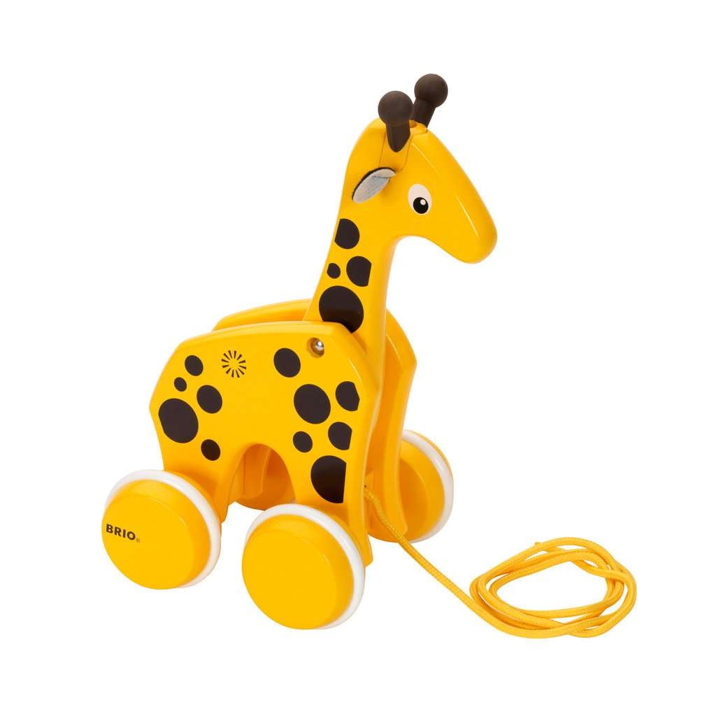 Brio Men's Yellow Infant/ Toddler - Pull Along Giraffe