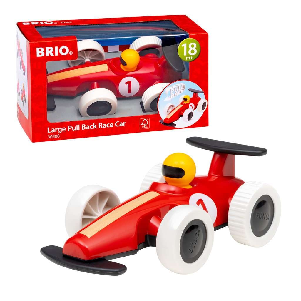 BRIO Infant/ Toddler - Großer Rennwagen mit Rückziehmotor