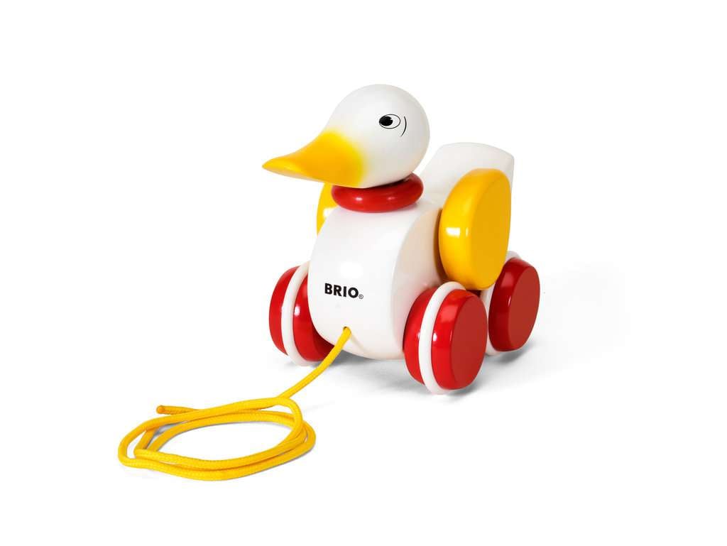 BRIO Infant/ Toddler - Nachziehente, weiß
