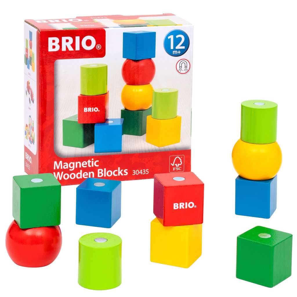 BRIO Infant/ Toddler - Magnetische Holzbausteine