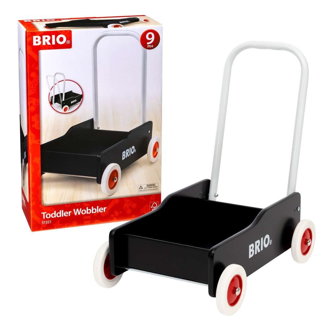 BRIO Infant/ Toddler - Lauflernwagen, schwarz
