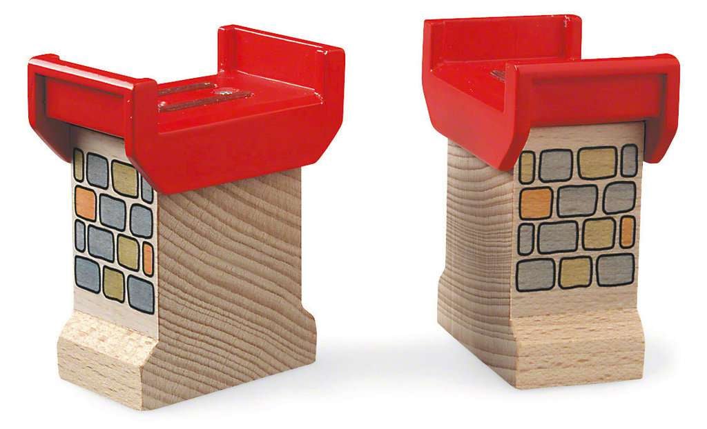 BRIO World - Brückenfundament, 2 Stück