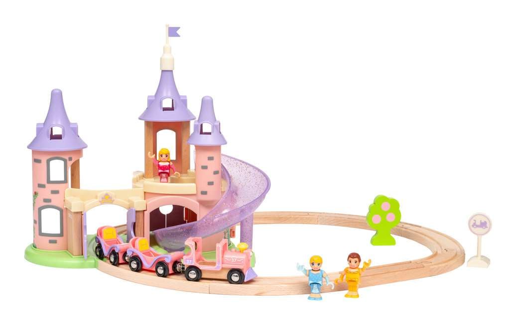 BRIO World - Disney Prinzessinnen Traumschloss Eisenbahn-Set