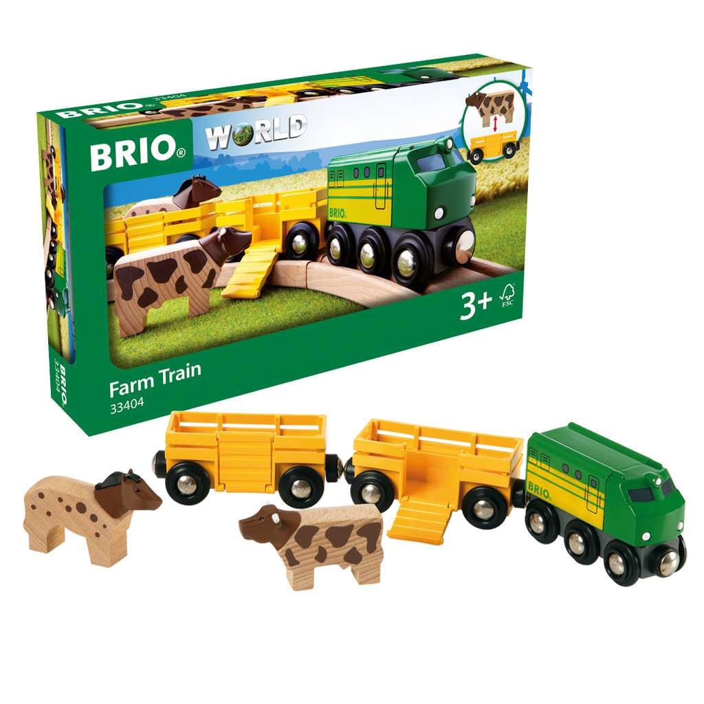 BRIO- World Farm Engine Train Toy for Kids- 3 Years and Up - Image 9