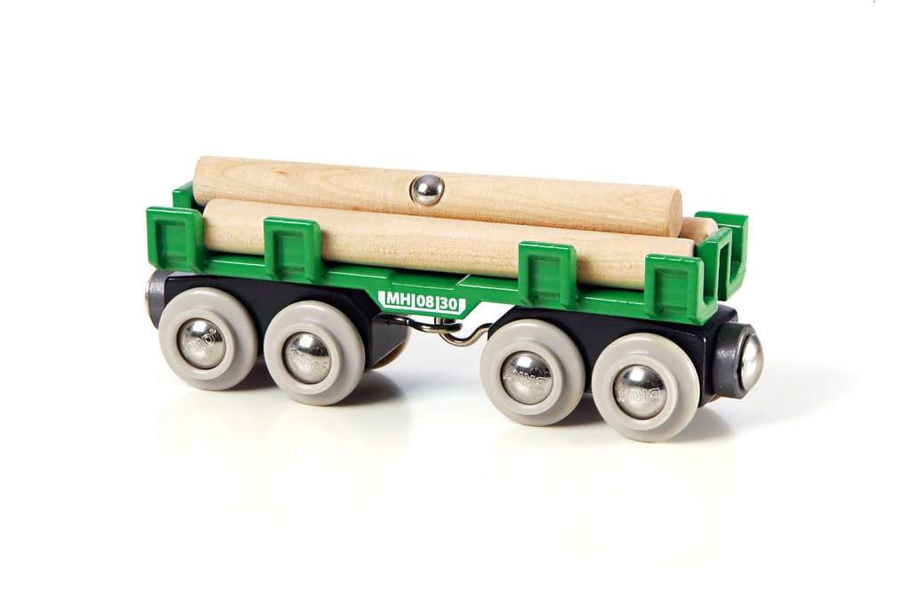 BRIO World - Wagon Convoyeur de Bois