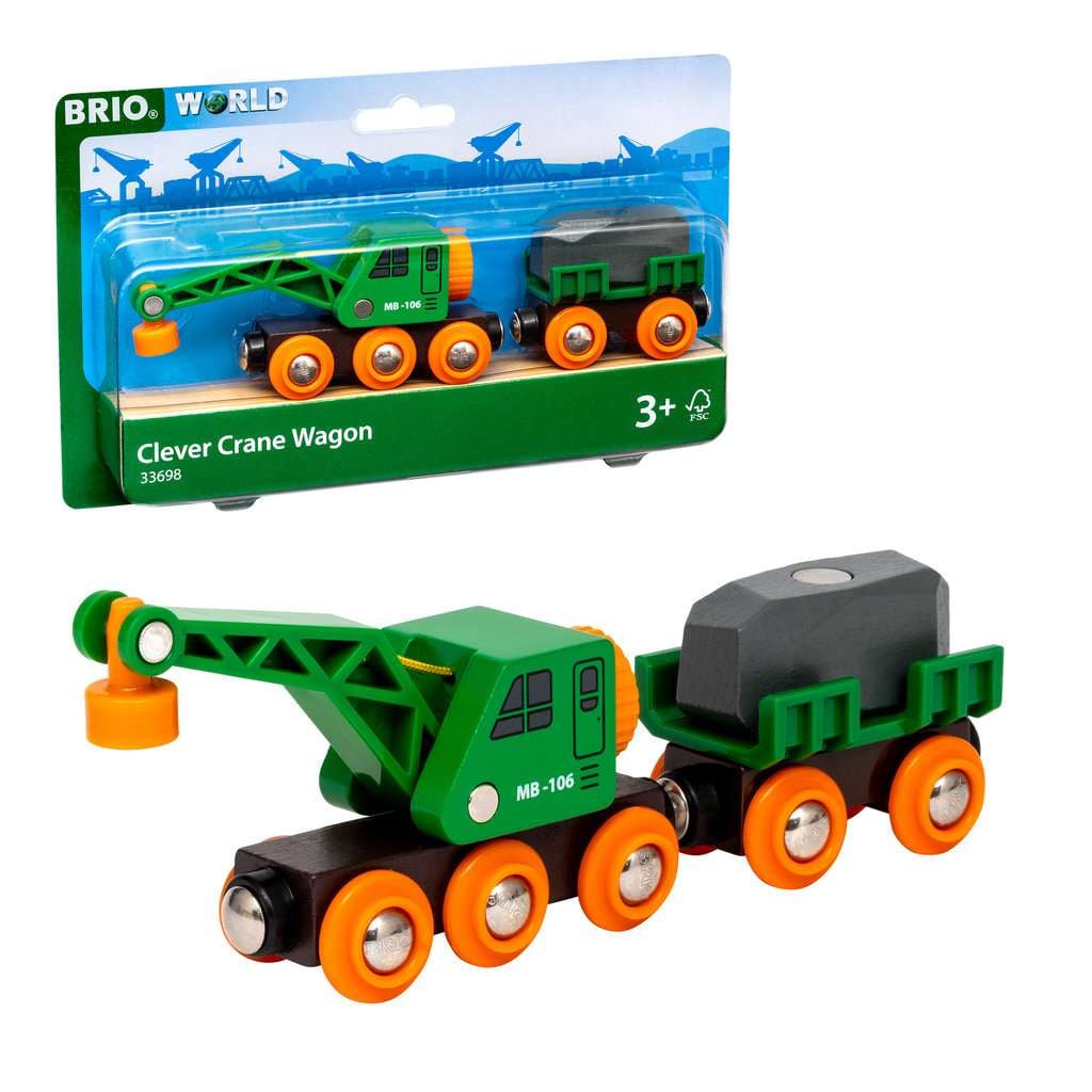 BRIO World - Wagon Grue Ingénieux