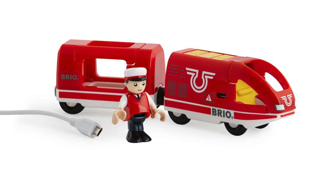 BRIO World - Train de Voyageur Rechargeable