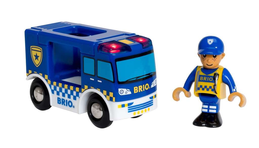 BRIO World - Camion de Police Son et Lumière