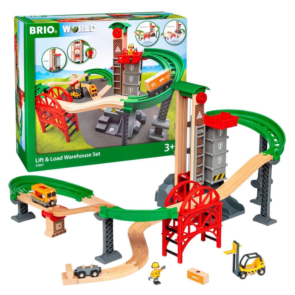 BRIO World - Großes Lagerhaus-Set mit Aufzug