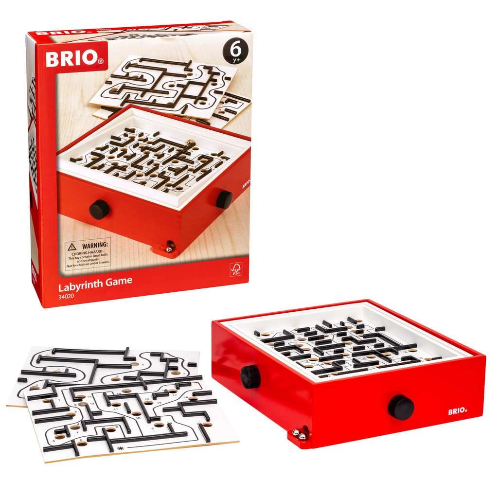 BRIO Games - Jeu de Labyrinthe et 2 planches de jeu