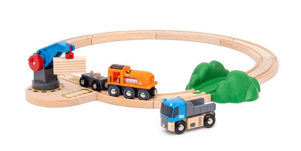 BRIO World - Circuit de démarrage Transport de Fret - Pack A