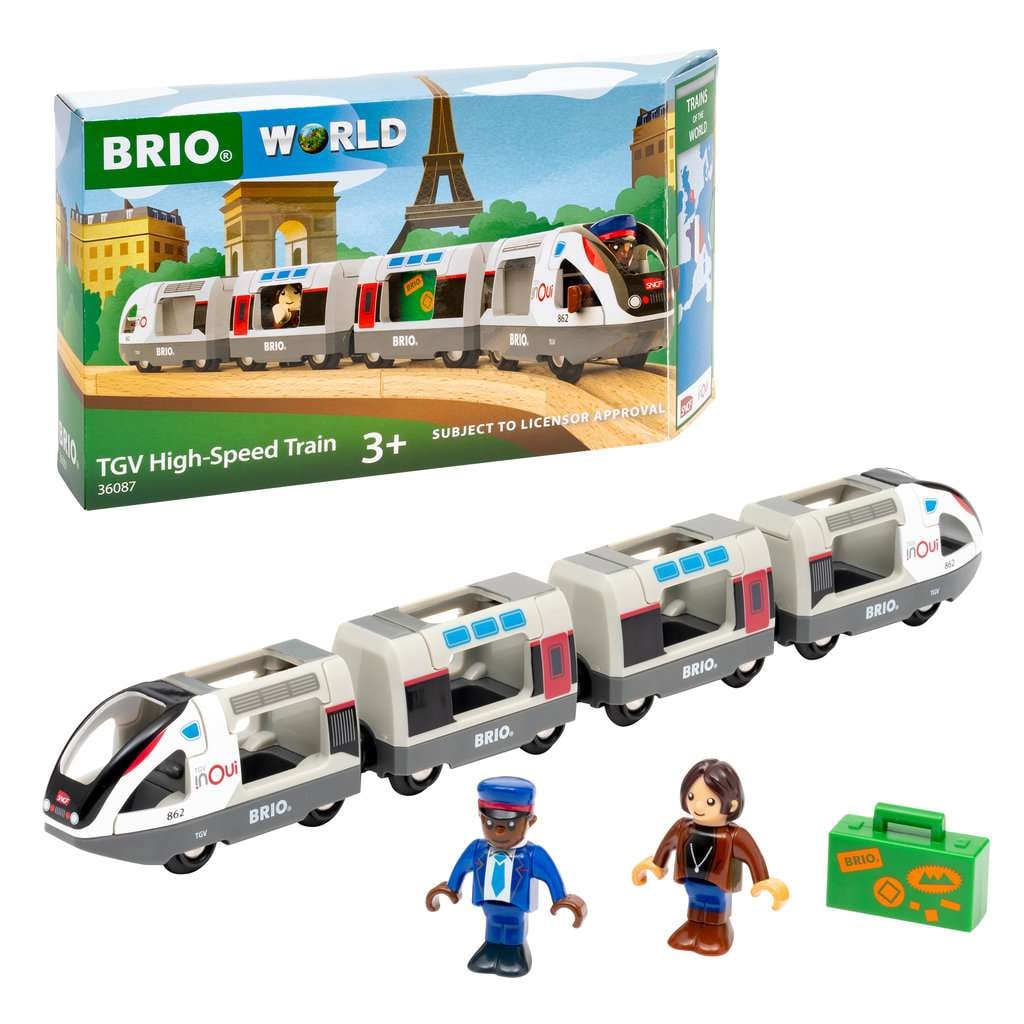 Brio World Trains Of The World - Tgv Inoui Train, Plastic - Image 4