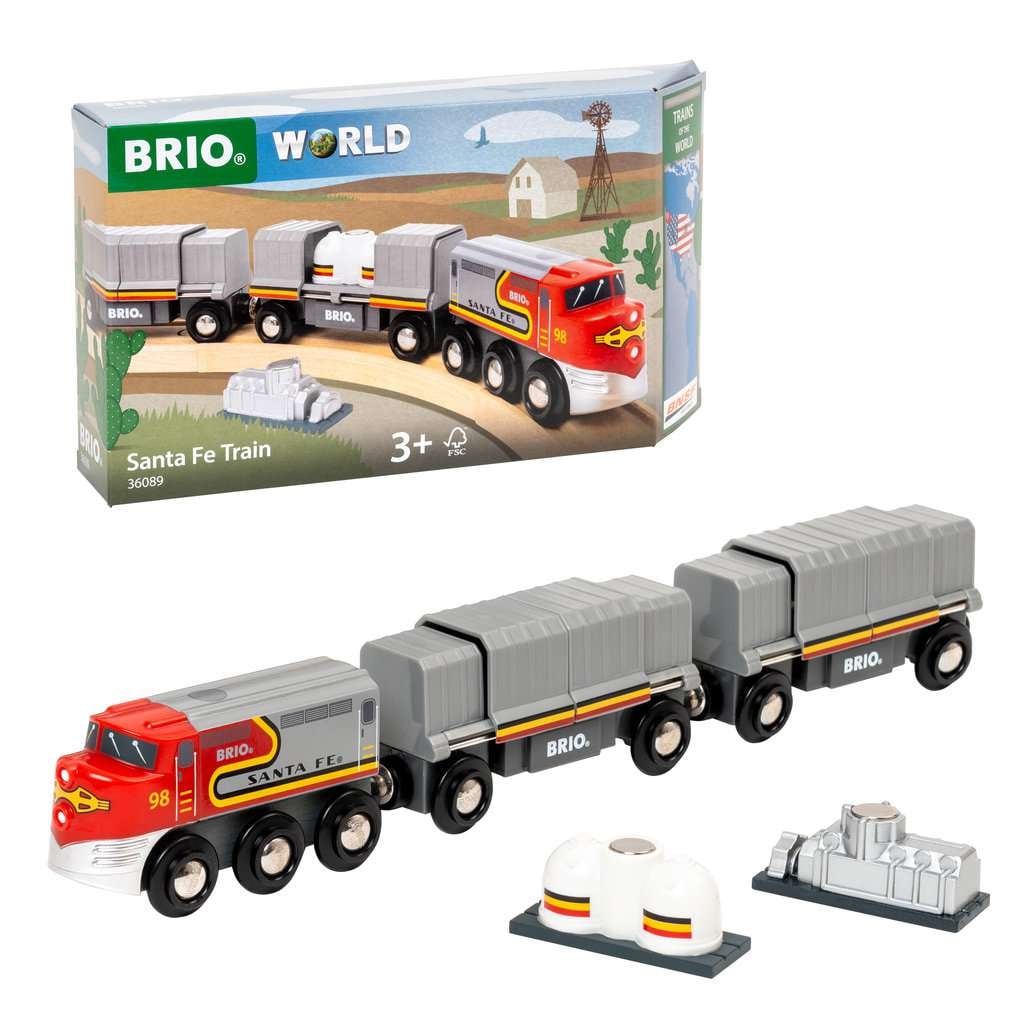 BRIO World Santa Fe Train 36089 Wooden Streamliner Trains of the World - Image 5
