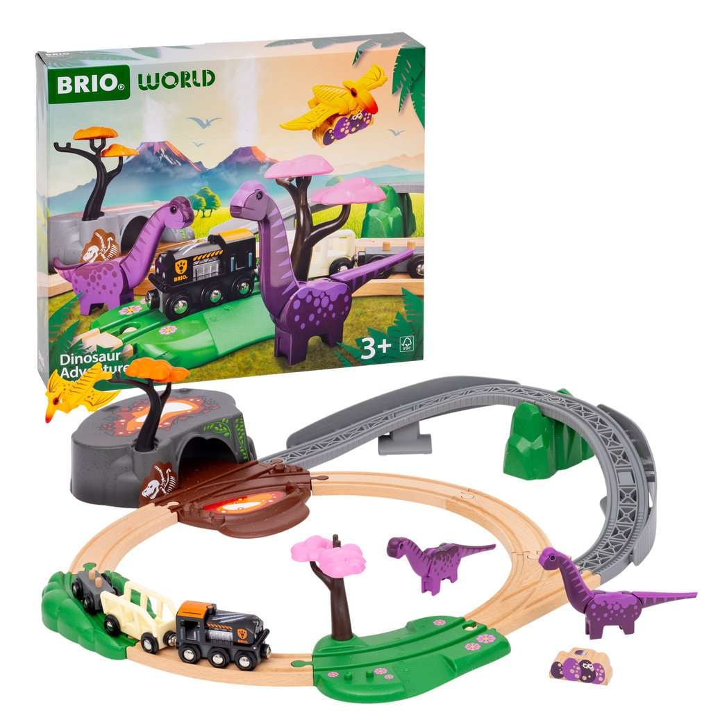 BRIO World - Circuit Aventure Dinosaure