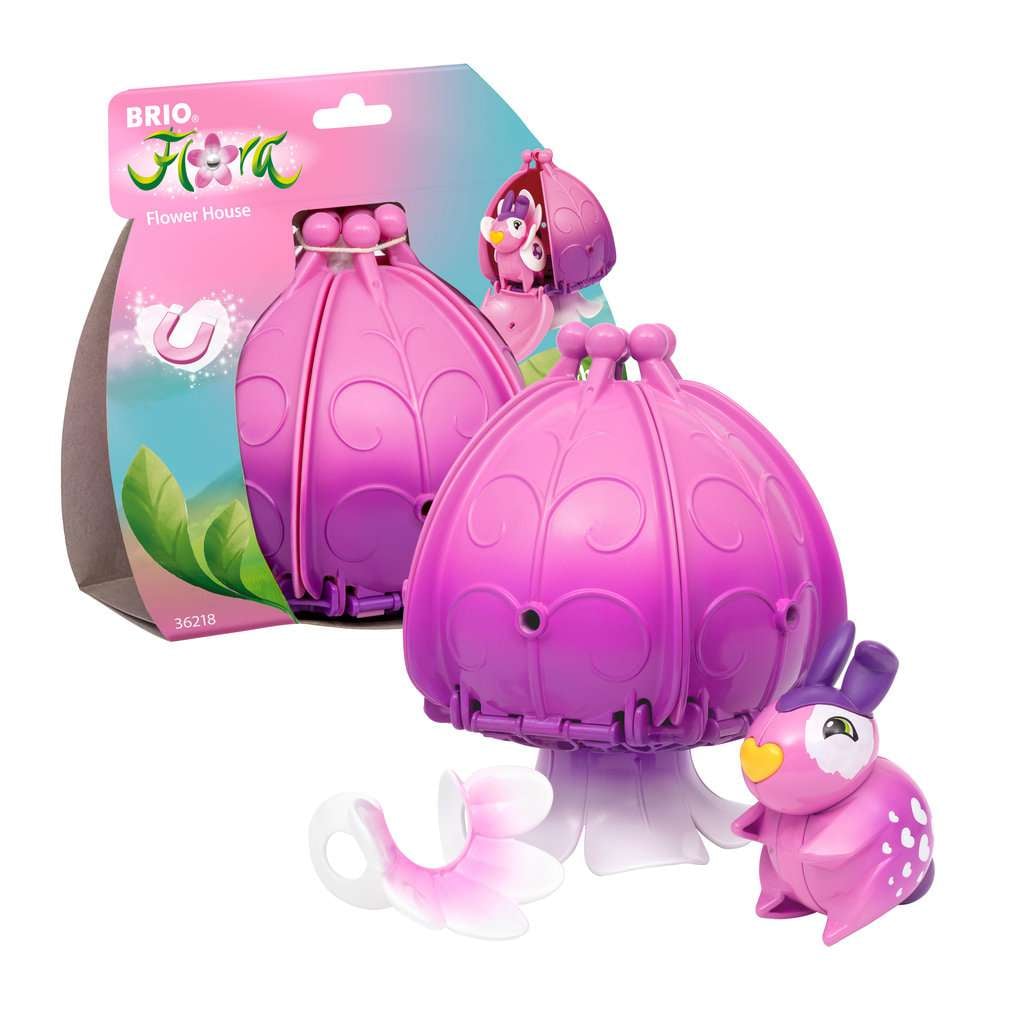 BRIO Flora - 36218 Heathers Blumenhaus | Spielset für endlosen fantasievollen Spielspaß für Mädchen und Jungen ab 3 Jahren - wunderschönes Geschenk
