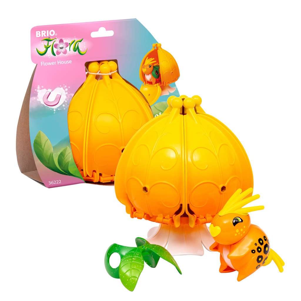 BRIO Flora - 36222 Marigolds Blumenhaus | Spielset für endlosen fantasievollen Spielspaß für Mädchen und Jungen ab 3 Jahren - wunderschönes Geschenk