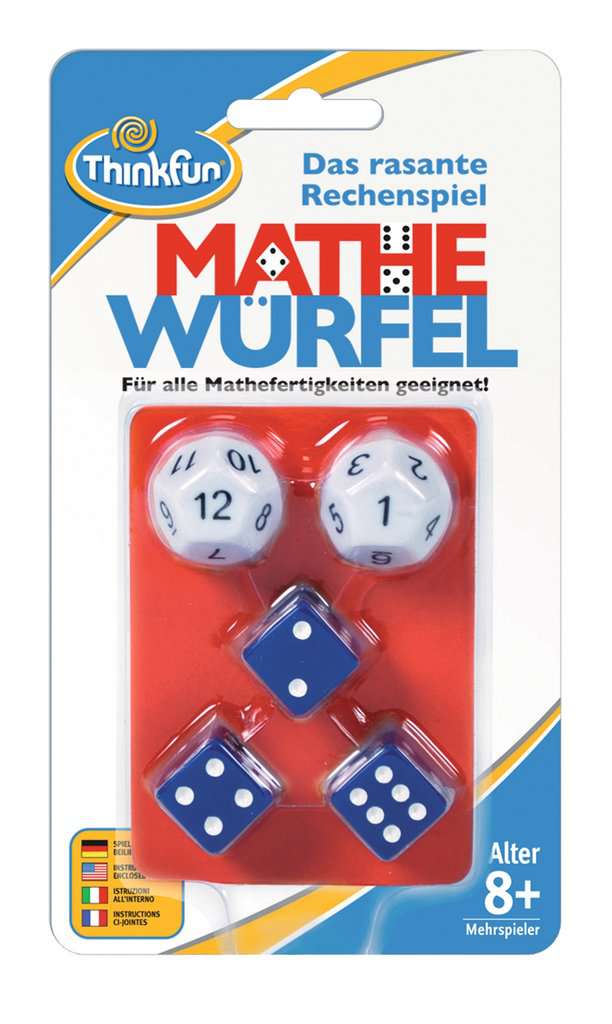 ThinkFun Mathe Würfel - Lernspiel ab 8 Jahre